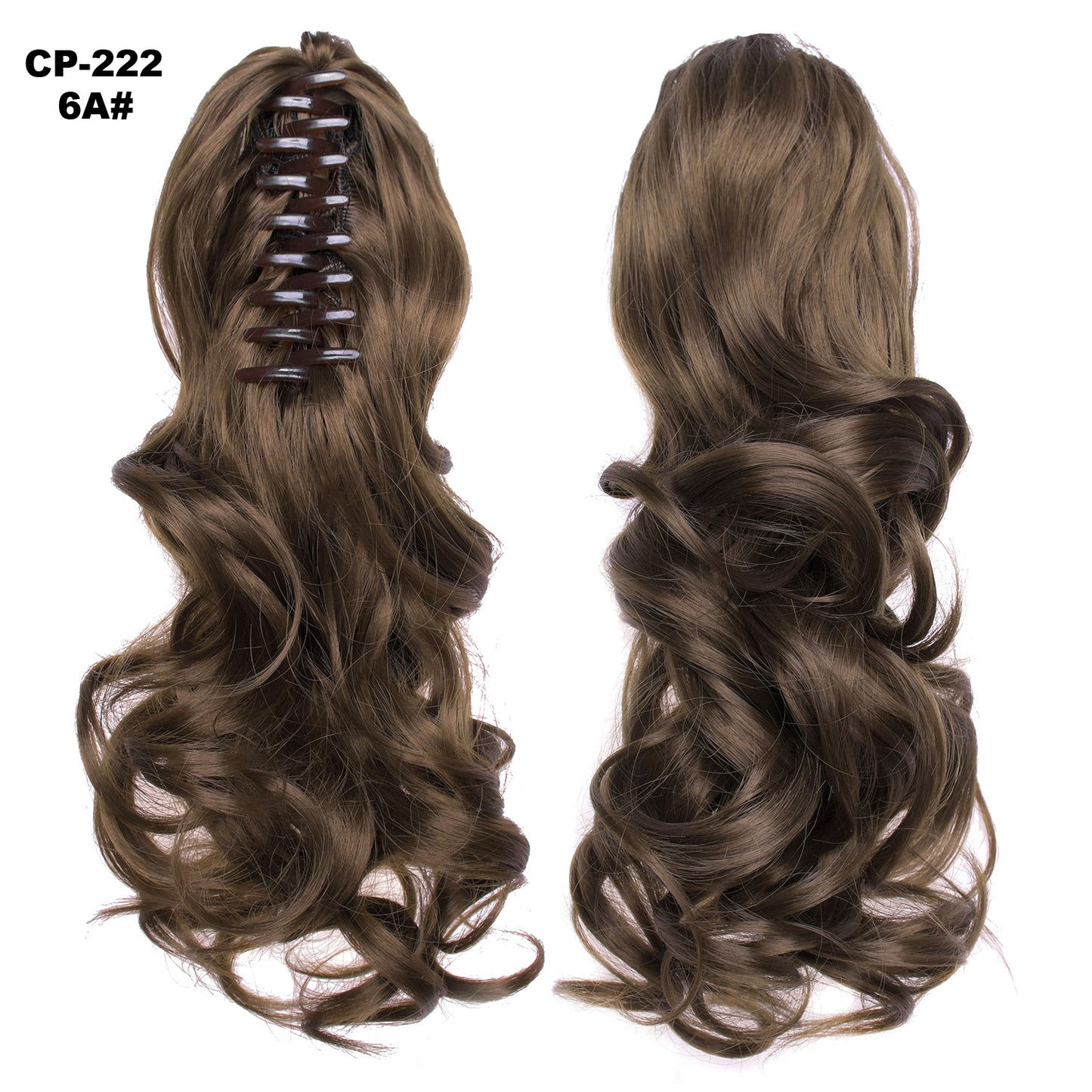 Long Wave Ponytail Wrap Around Ponytail - Clip In Hair Headwear - Gray Hairpiece Natural Extensions - Concordia Style Boutique
