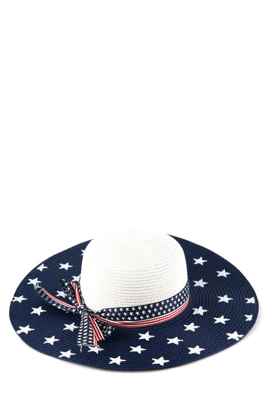American flag Floppy Hat - Concordia Style Boutique