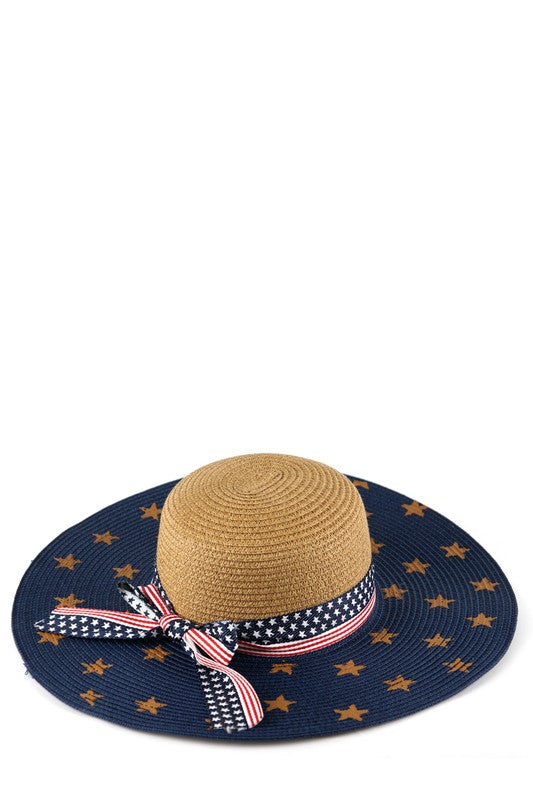 American flag Floppy Hat - Concordia Style Boutique
