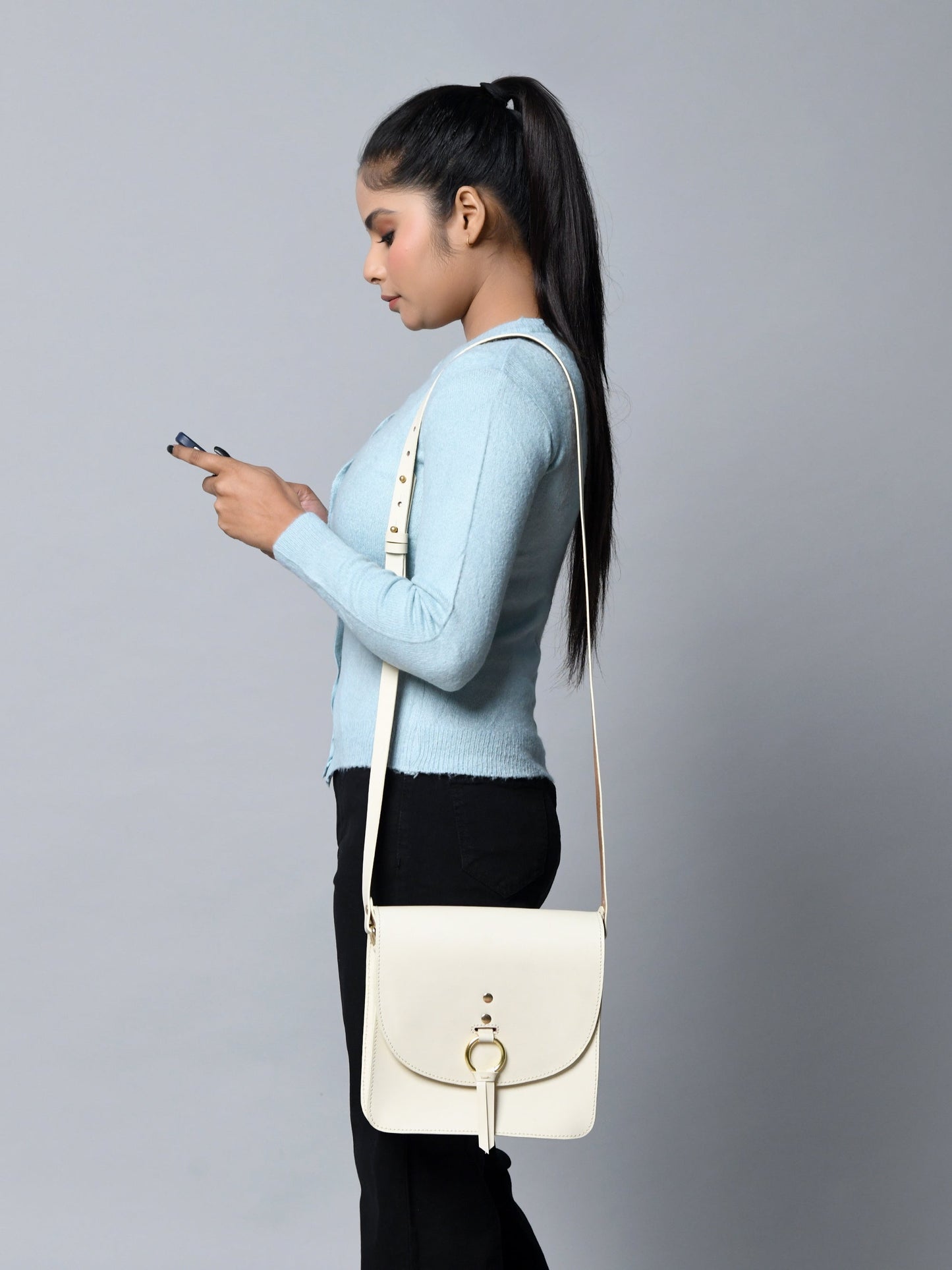 White Elegance Crossbody Sling Bag - Concordia Style Boutique