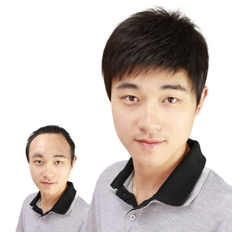 Fluffy Short Hair Wig for Males - Concordia Style Boutique