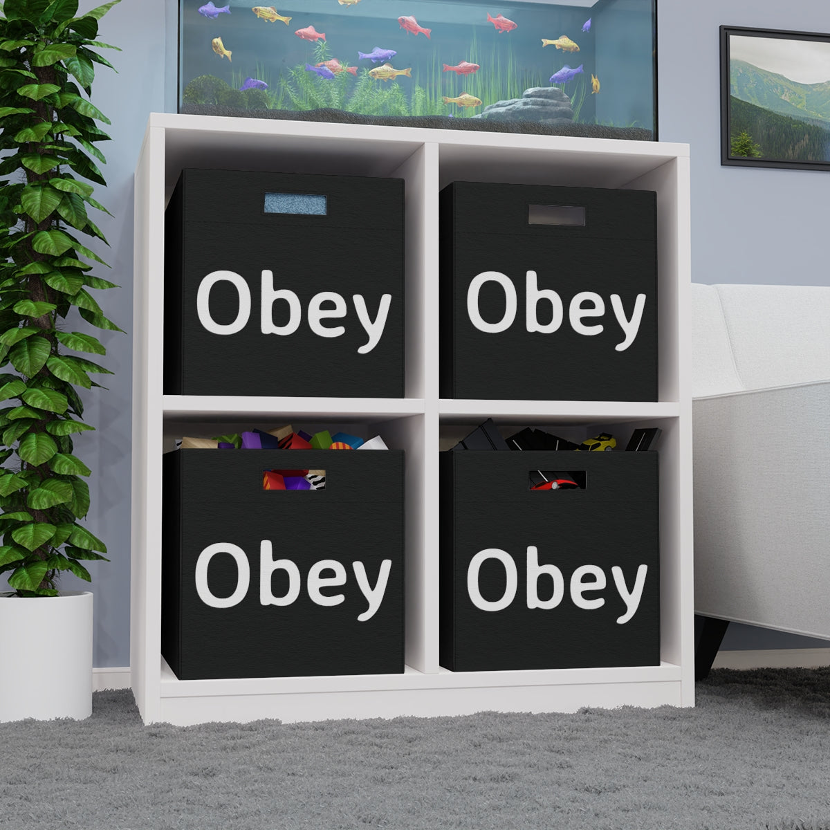 Felt Storage Box - Obey - Concordia Style Boutique