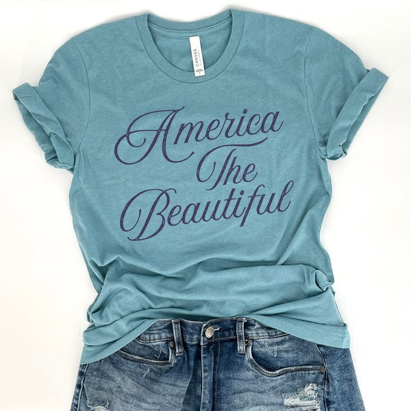 Plus America the Beautiful Classic American tee