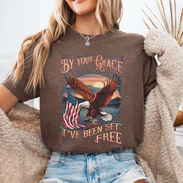 By Your Grace American Christian T-shirt - Concordia Style Boutique