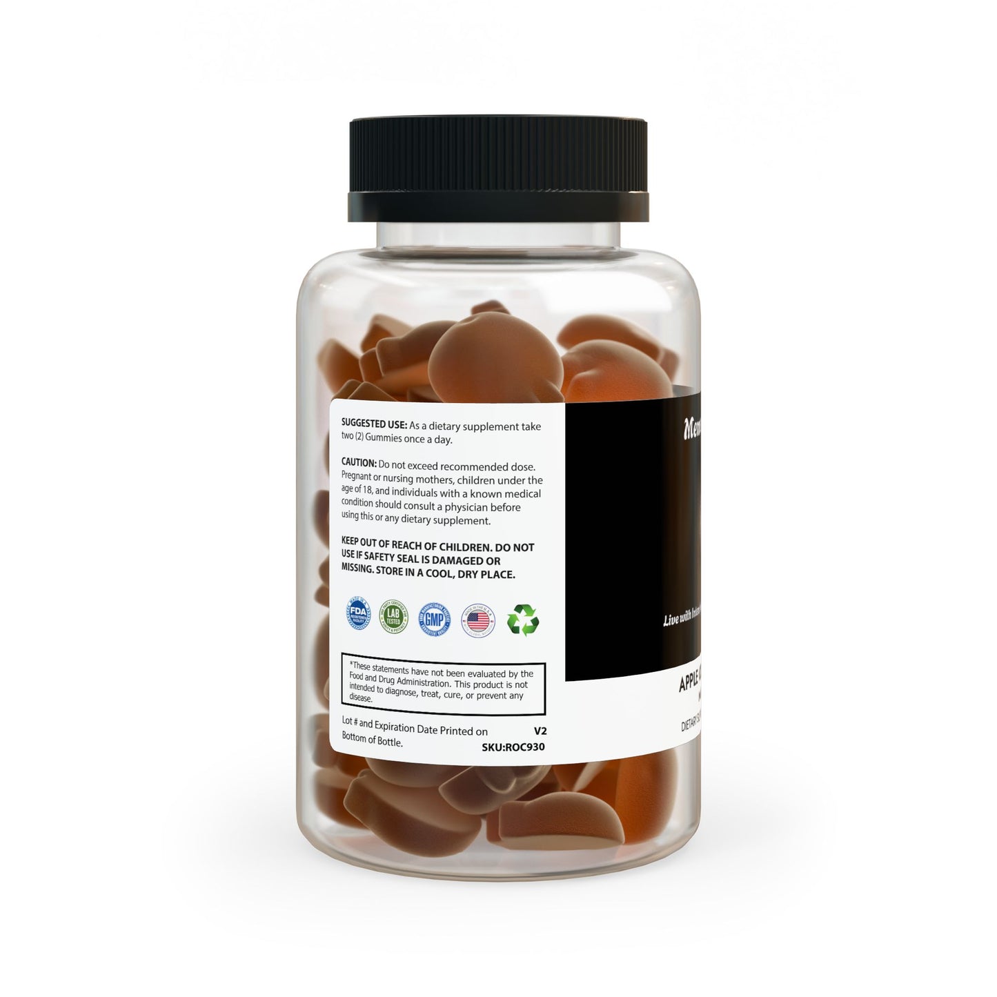 Apple Cider Vinegar Gummies (60 Gummies) - "Memento Mori" - Premium Food Supplements from Concordia Style Boutique - Just $18.56! Shop now at Concordia Style Boutique