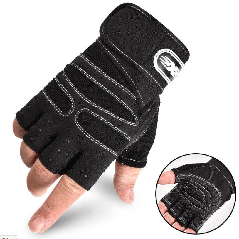 Cycling Gloves Half Finger Breathable Elastic Outdoor Bike Bicycle Riding Fitness Glove Accessories - Concordia Style Boutique