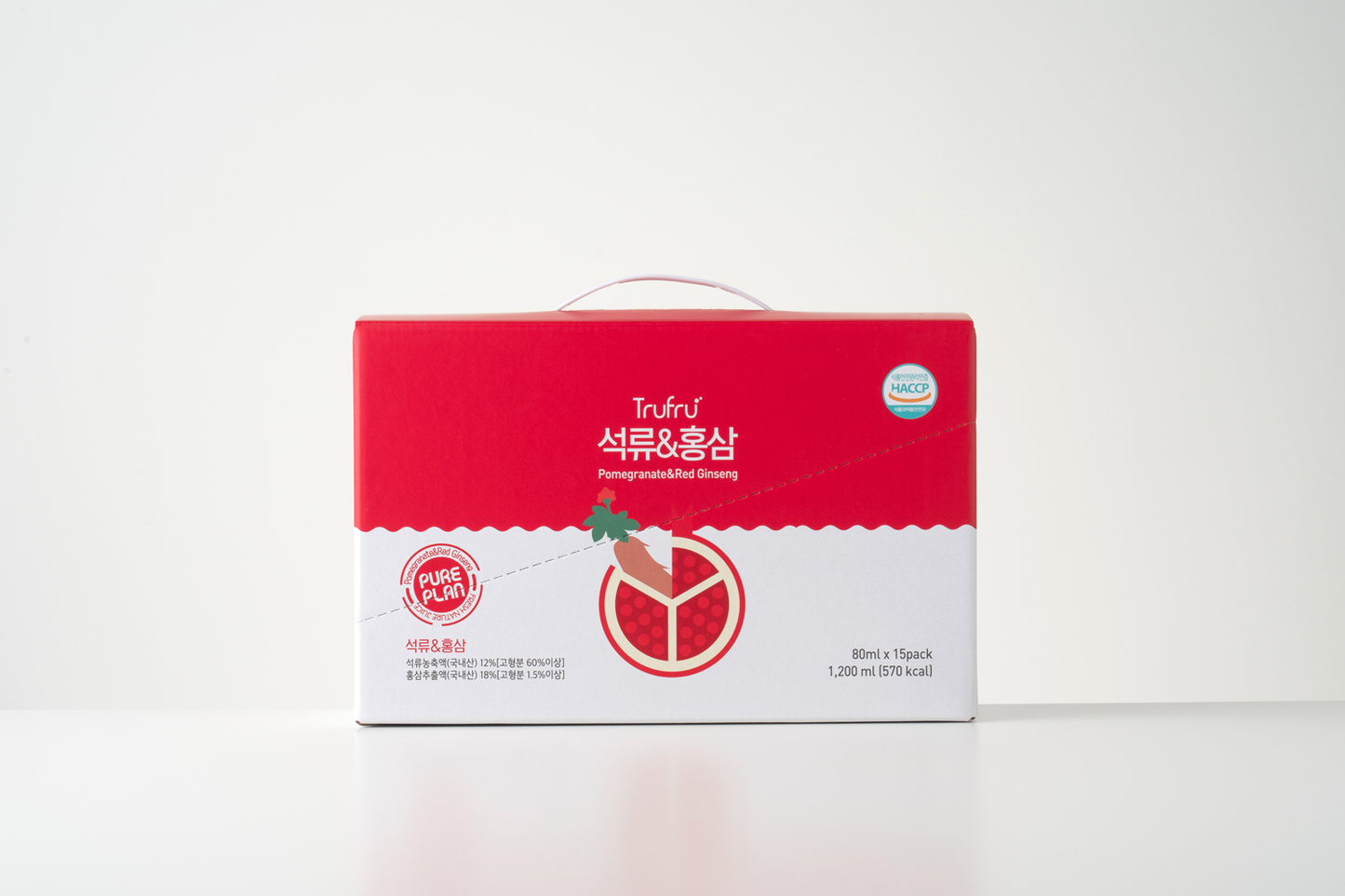 Trufru Pomegranate & Red Ginseng Gift Set 2.7oz(80ml)X15ea - Concordia Style Boutique