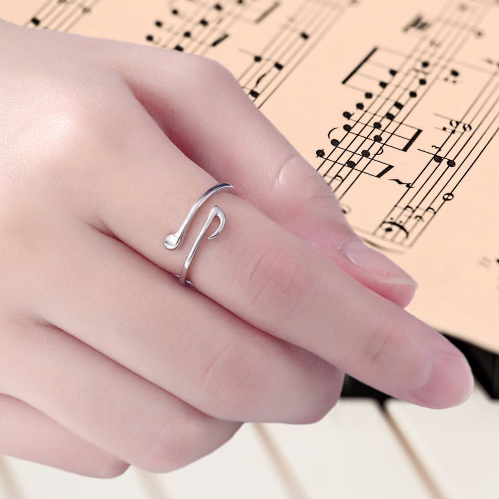 MUSIC NOTE RING (ADJUSTABLE) - Concordia Style Boutique