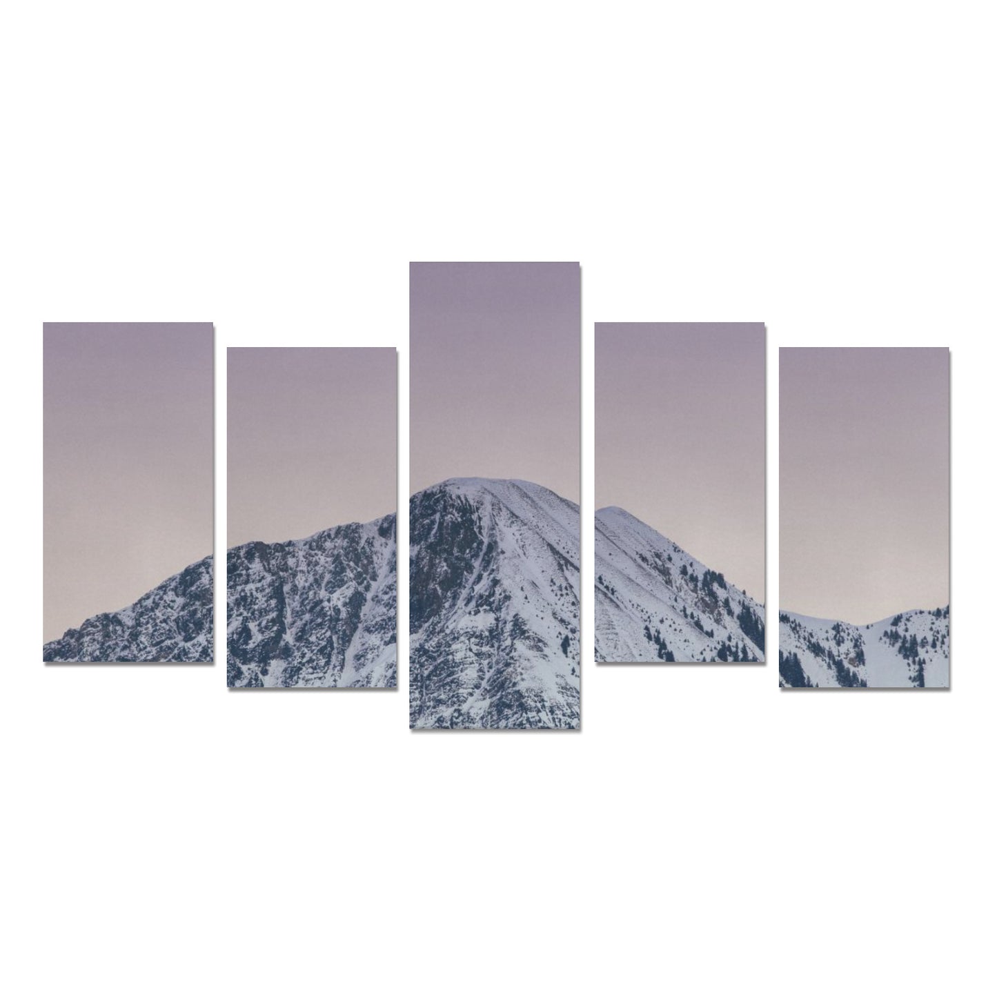 Canvas Wall Art Prints (No Frame) 5-Pieces -"The Range" - Premium Canvas Wall Art Prints from Concordia Style Boutique - Just $37.46! Shop now at Concordia Style Boutique