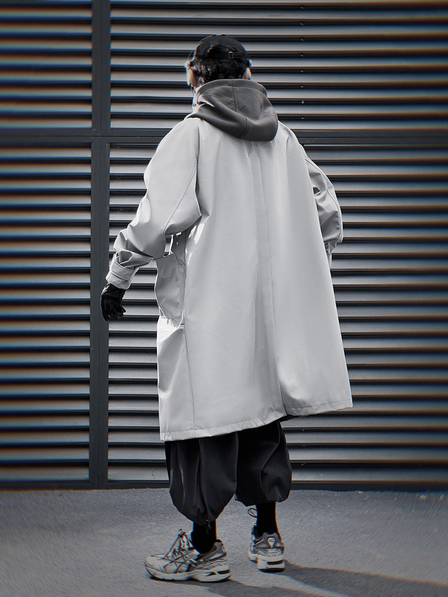 HiJ36 Grey Urban Trench Coat - Concordia Style Boutique