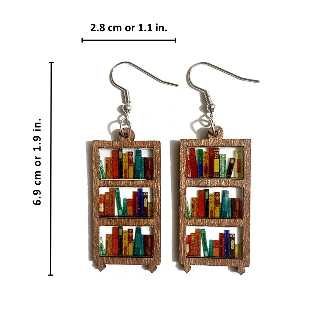 BOOK LOVER EARRINGS (PAIR) - Concordia Style Boutique