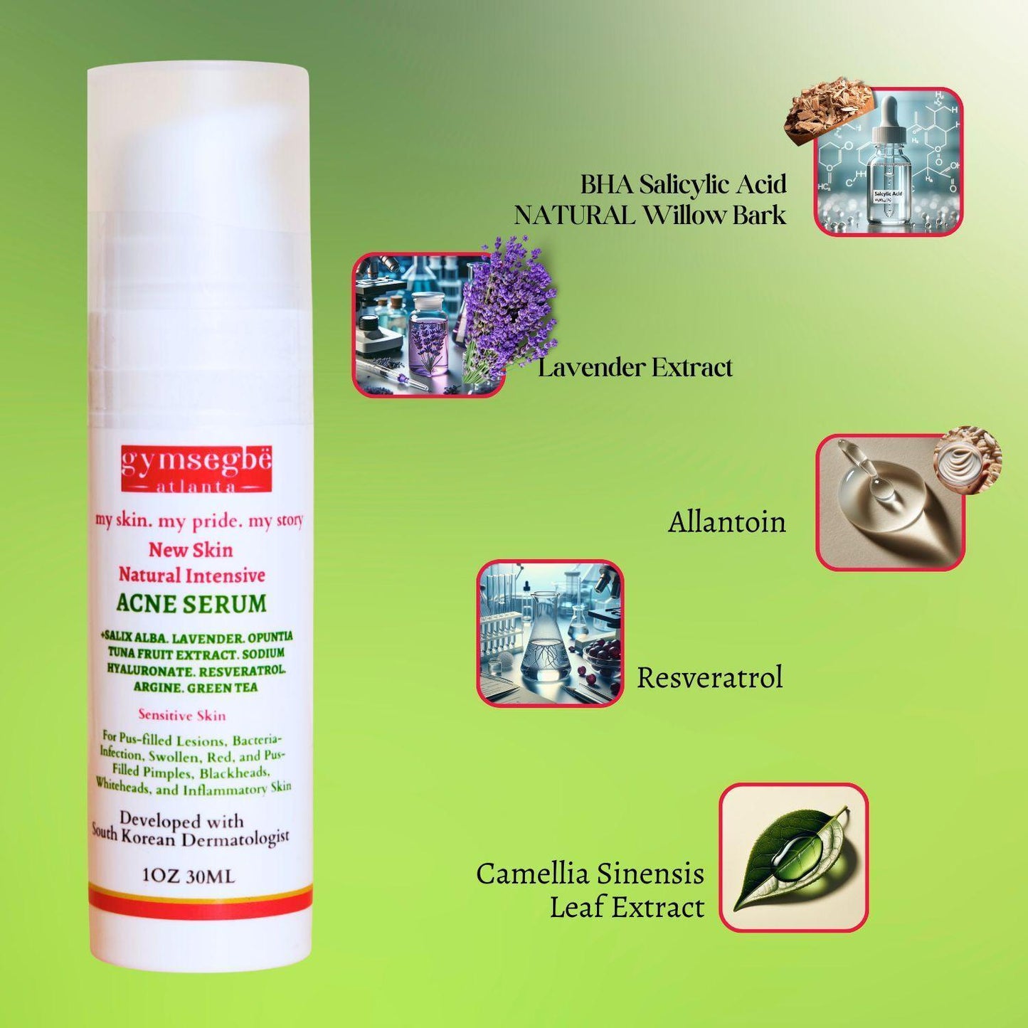 New Skin Natural Intensive Acne Serum - Concordia Style Boutique