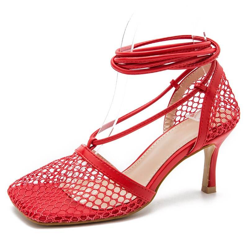 Mesh Pumps Sandals - Concordia Style Boutique