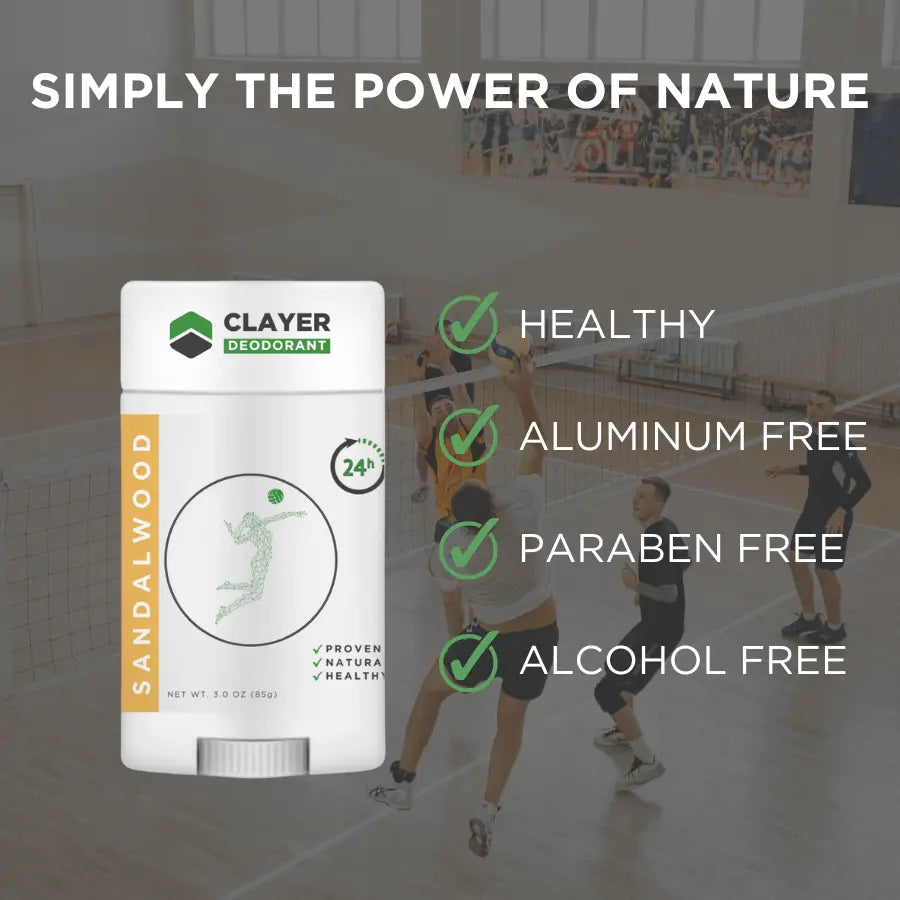 Natural Deodorant - Volleyball Players - 3.35 OZ - NEW FORMULA - Concordia Style Boutique