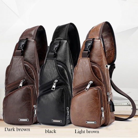Men's USB Charging Bag - Concordia Style Boutique