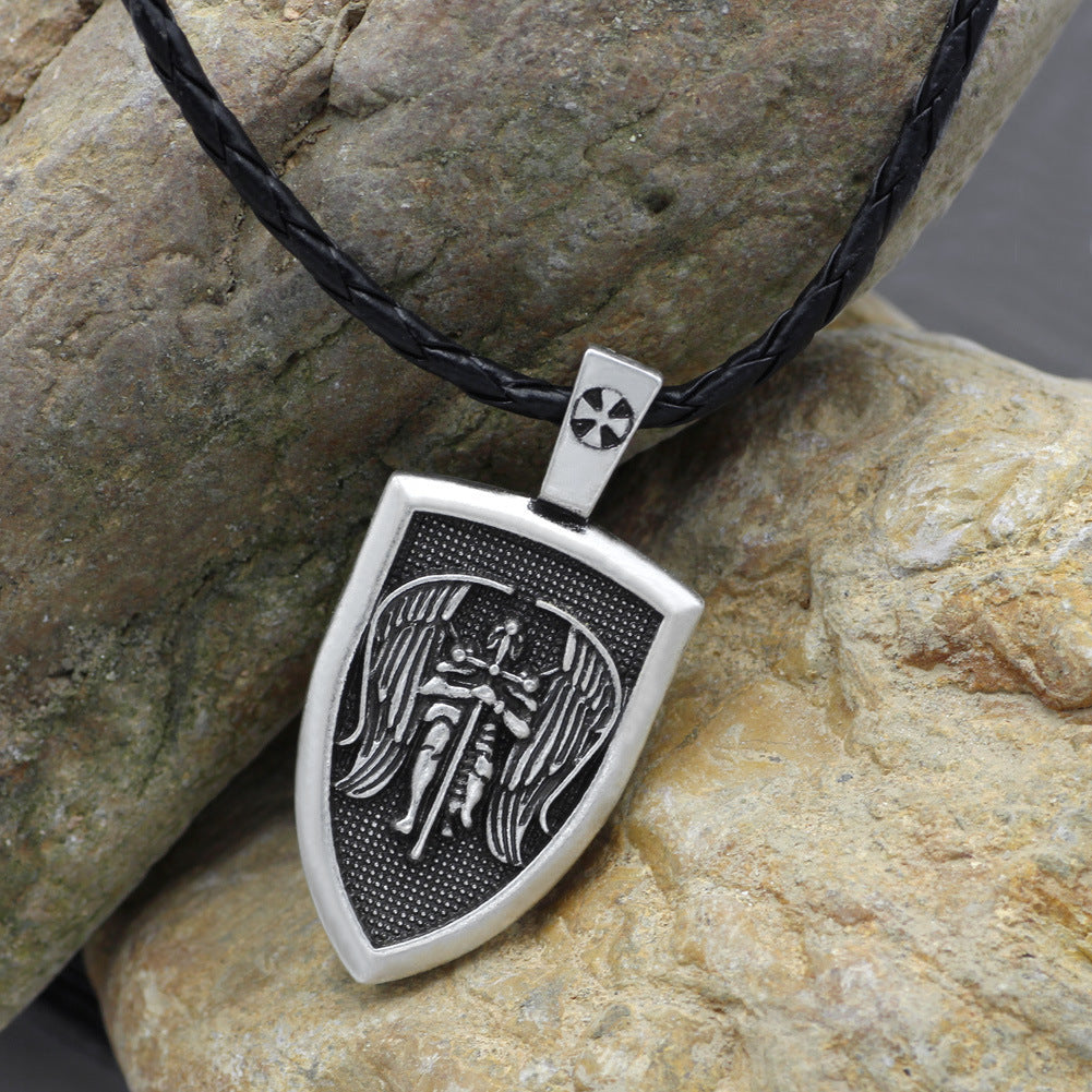 Saint Michael Archangel Pendant Necklace - Concordia Style Boutique