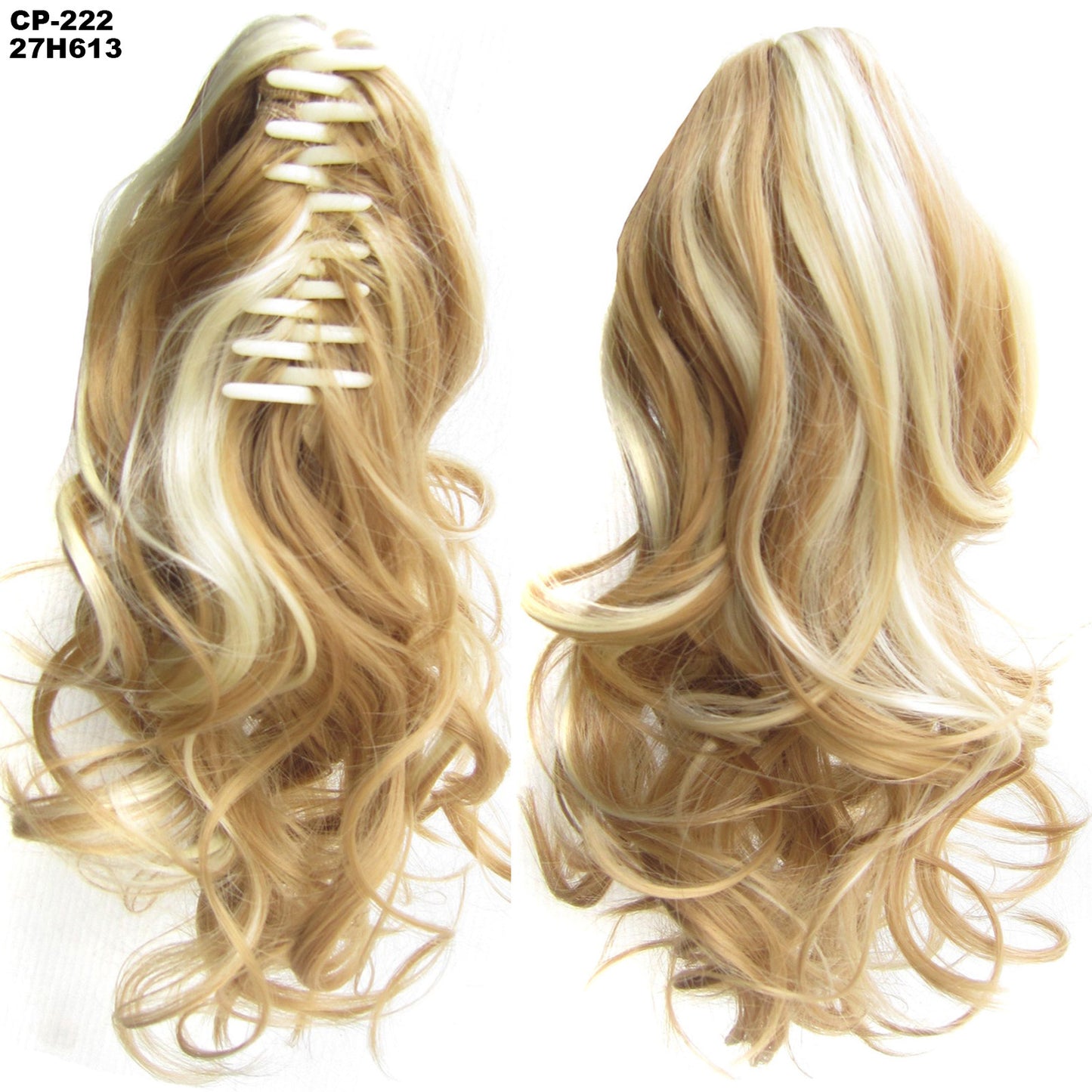 Long Wave Ponytail Wrap Around Ponytail - Clip In Hair Headwear - Gray Hairpiece Natural Extensions - Concordia Style Boutique
