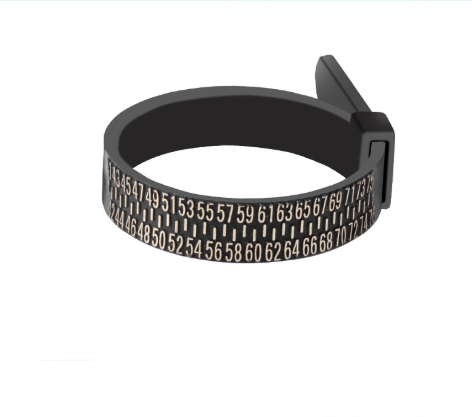 Standard Ring Measuring Ruler - Finger Size Measuring Tape for Rings - Concordia Style Boutique