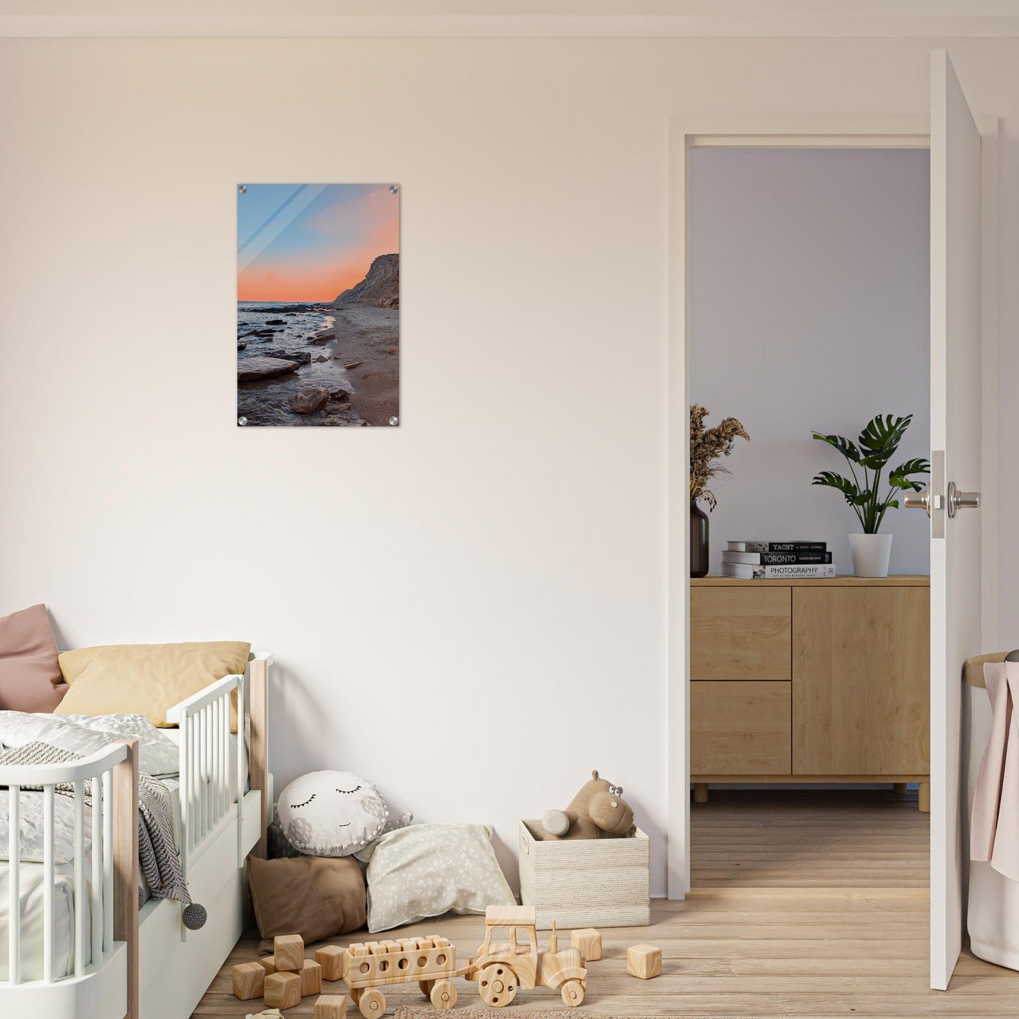 "Mediterranean Sunset" - Acrylic Print