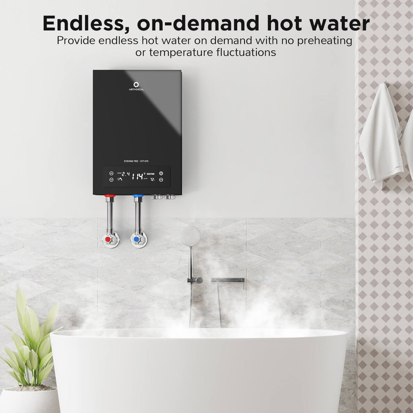 27 kW Electric Tankless Water Heater - Concordia Style Boutique
