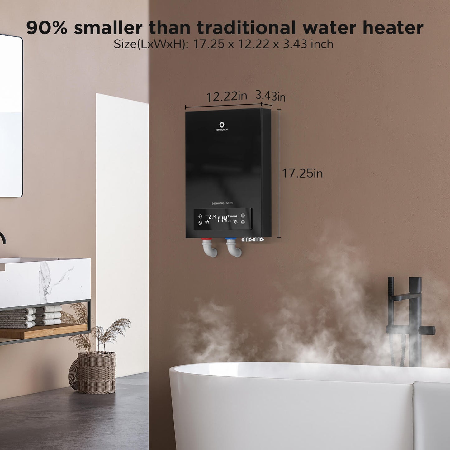 27 kW Electric Tankless Water Heater - Concordia Style Boutique