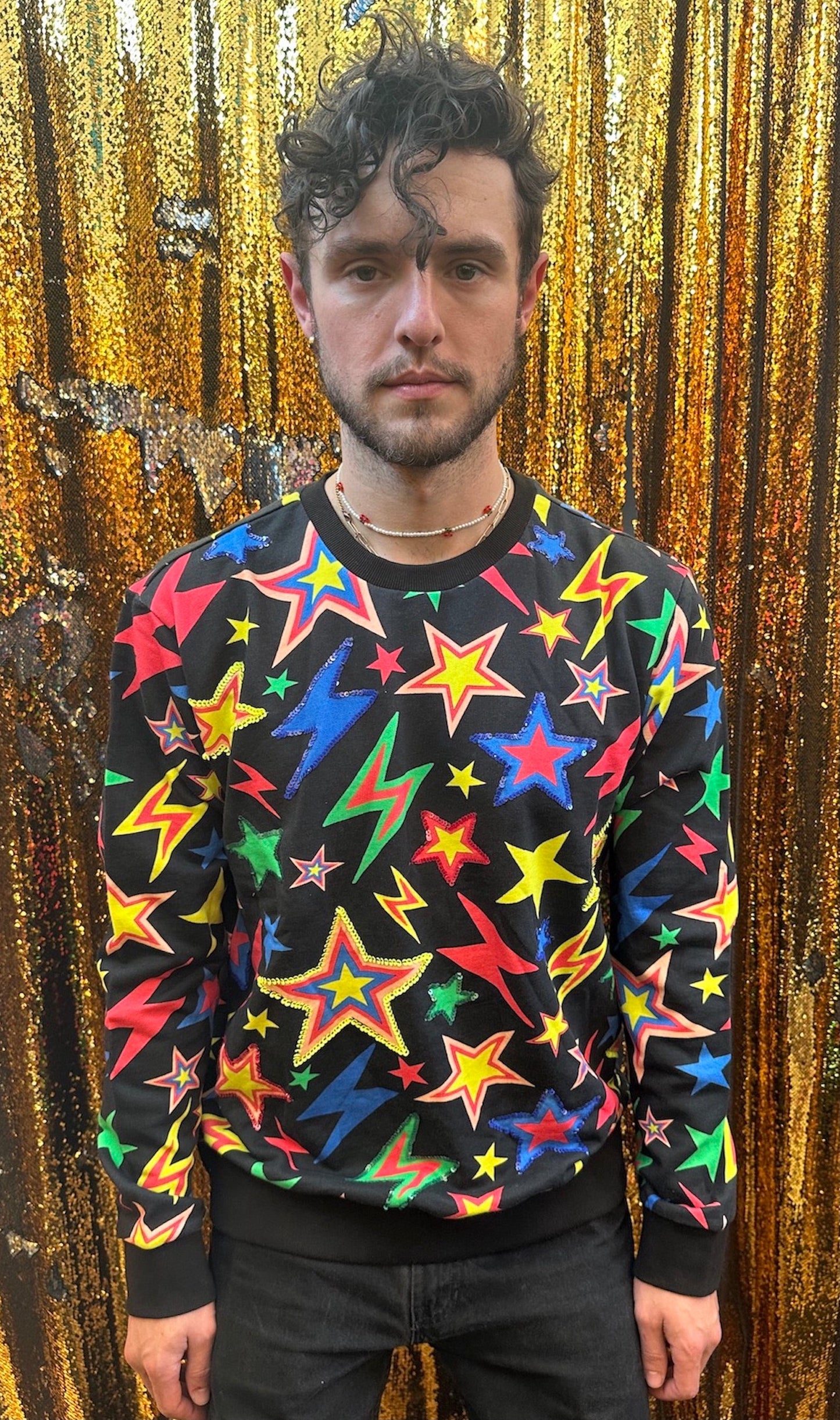 "Any Old Iron" - Mens Shazam Sweatshirt - Premium Clothing from Any Old Iron - Just $120! Shop now at Concordia Style Boutique