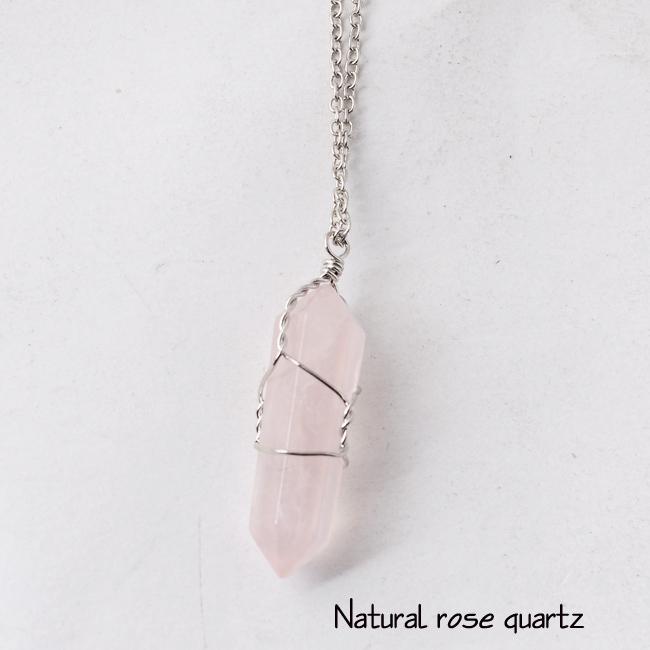 Artilady - Natural Quartz Pendant Necklace - Concordia Style Boutique