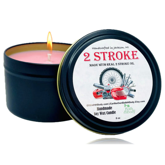 2 Stroke Engine Candle - Choose Size & Type in drop down menu - Concordia Style Boutique