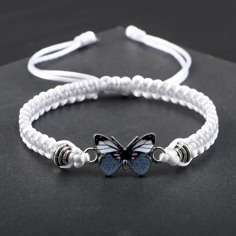 BUTTERFLY CHARM BRACELET (ADJUSTABLE) - Concordia Style Boutique