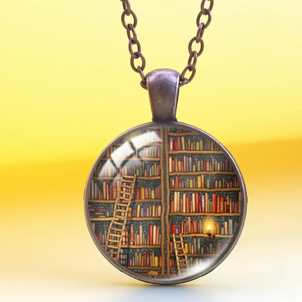 BIBLIOPHILE NECKLACE - Concordia Style Boutique