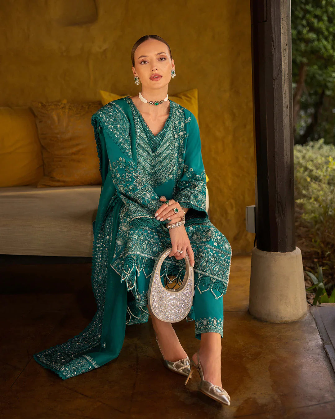 Faiza Saqlain - Calla Three Piece Embroided Lawn