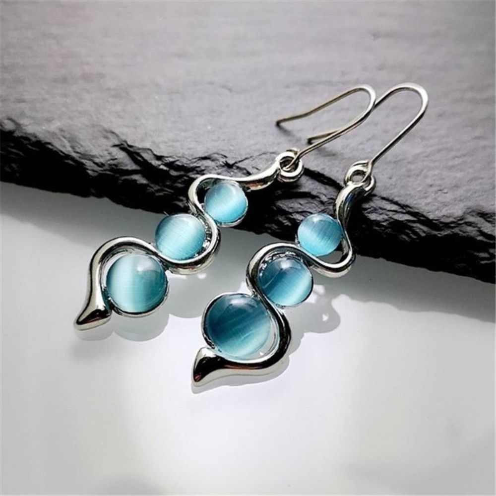 BLUE DROPLETS EARRINGS (PAIR) - Concordia Style Boutique