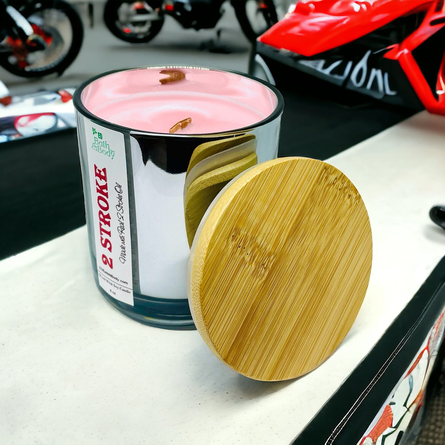 2 Stroke Engine Candle - Choose Size & Type in drop down menu - Concordia Style Boutique