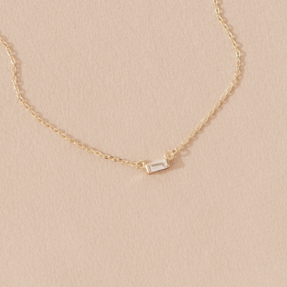 BAGUETTE NECKLACE - Concordia Style Boutique