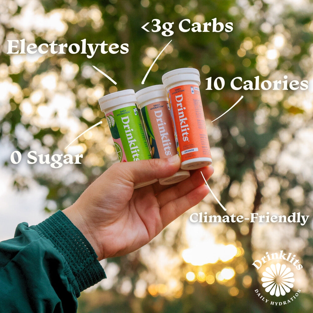 GINGER-LIME Electrolyte Tablets for Daily Hydration (8 Tubes, 80 Servings) - Concordia Style Boutique
