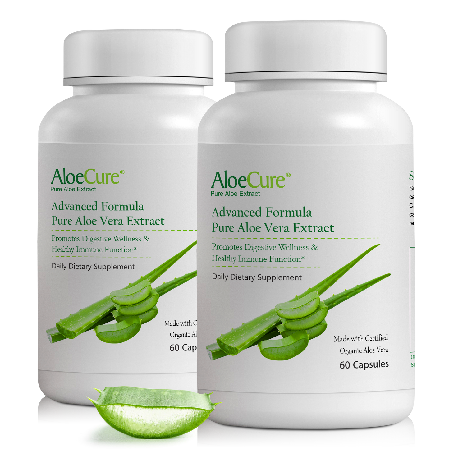 AloeCure Advanced Formula Capsules - 30 caps - Travel Size - Concordia Style Boutique