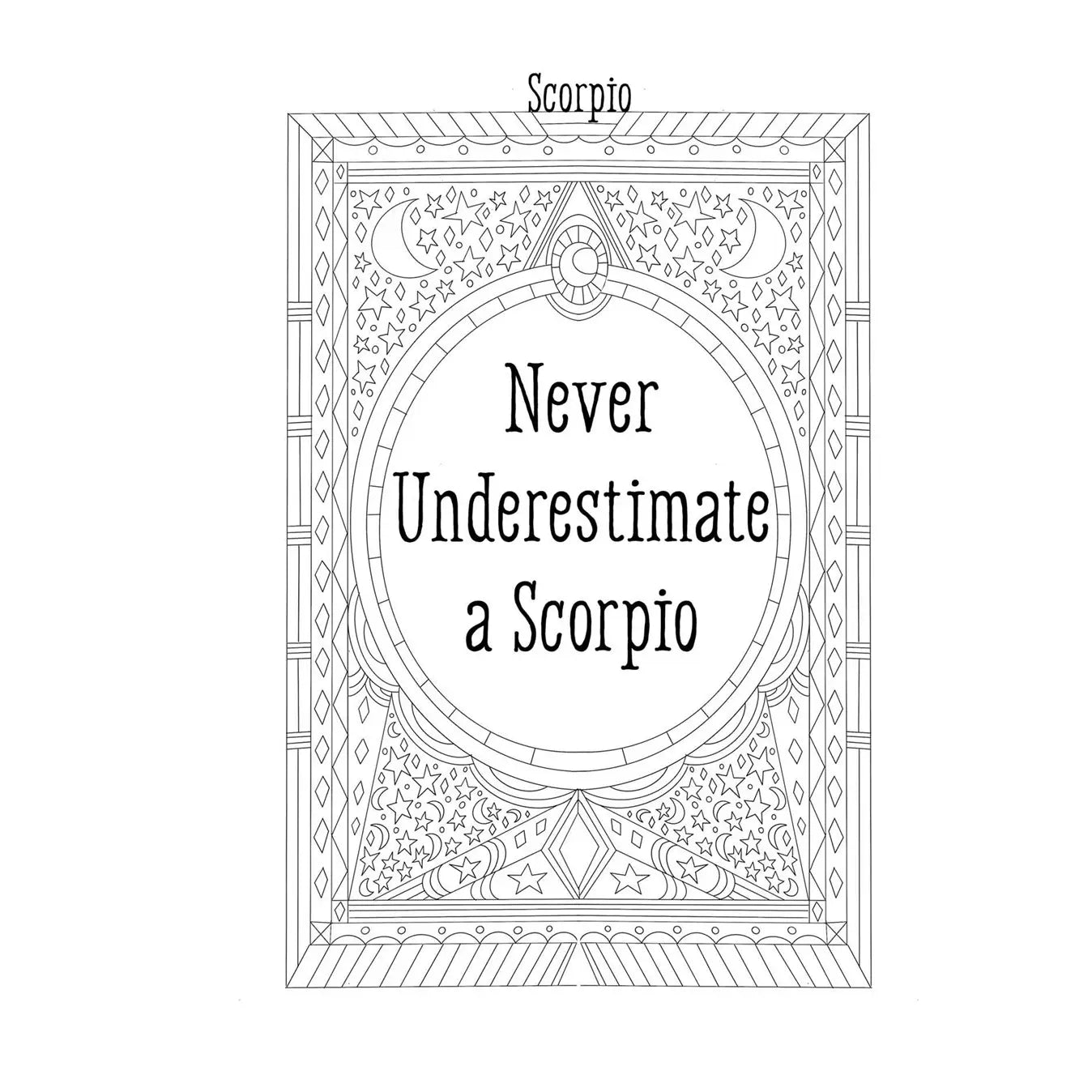 Coloring Book Scorpio - Concordia Style Boutique