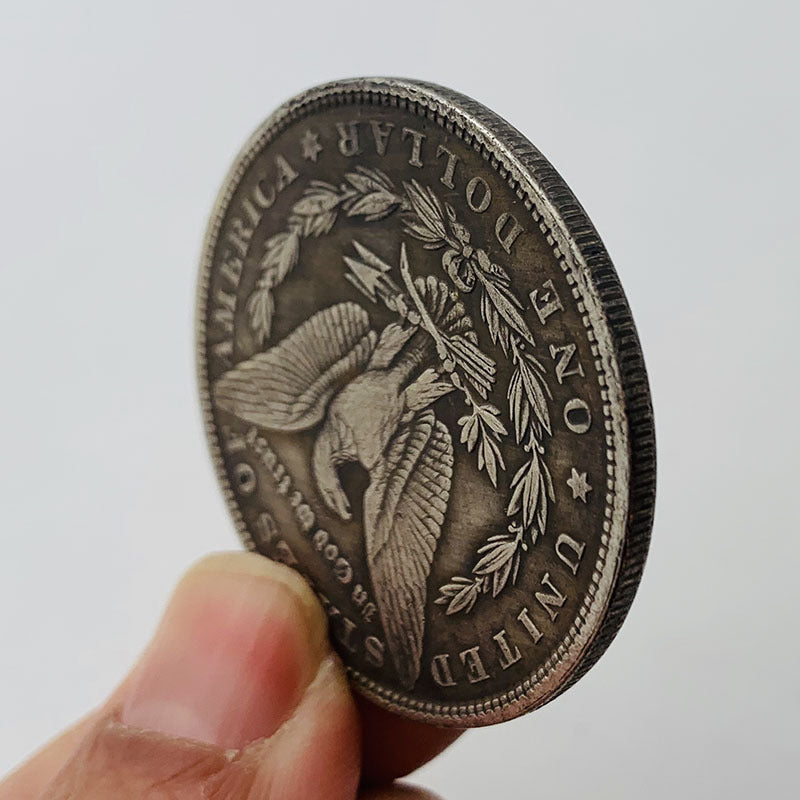 American Eagle/ Toth/ Horus/ Pyramid Brass Novelty Coin - Concordia Style Boutique