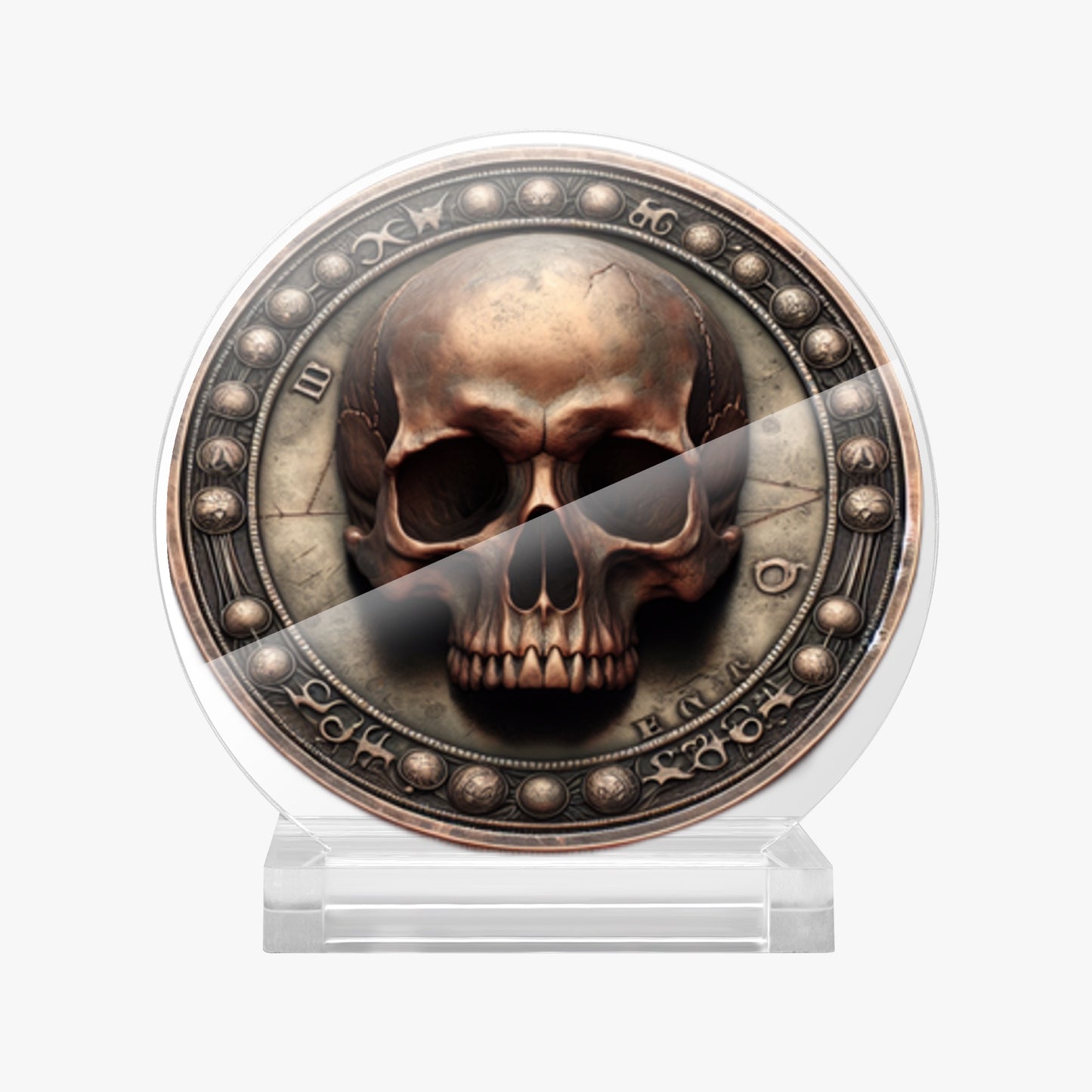 Acrylic Plaque with Stand - "Memento Mori" - Premium Acrylic Plaque from JetPrint Fulfillment - Just $12.75! Shop now at Concordia Style Boutique