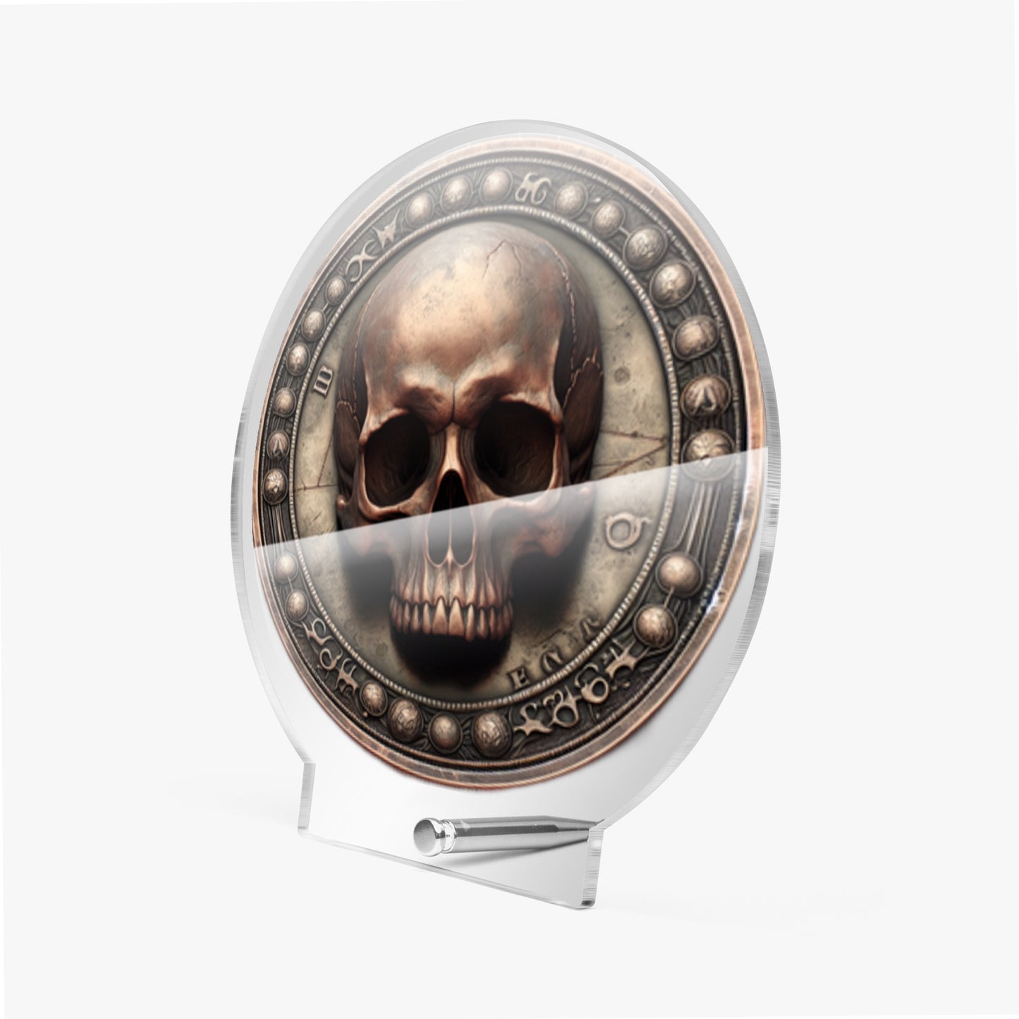 Acrylic Plaque with Stand - "Memento Mori" - Premium Acrylic Plaque from JetPrint Fulfillment - Just $12.75! Shop now at Concordia Style Boutique