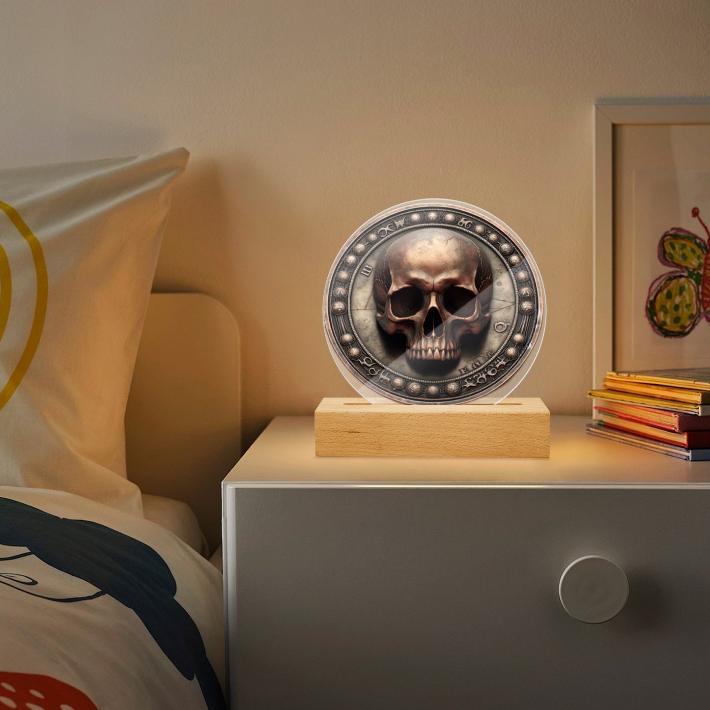 Acrylic Plaque with Stand - "Memento Mori" - Premium Acrylic Plaque from JetPrint Fulfillment - Just $12.75! Shop now at Concordia Style Boutique