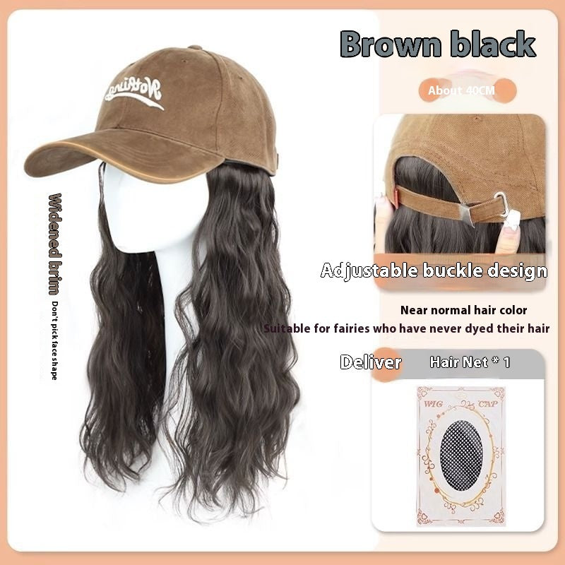 Wig Hat Integrated Fashion Large Wig - Full-head Wig - Concordia Style Boutique