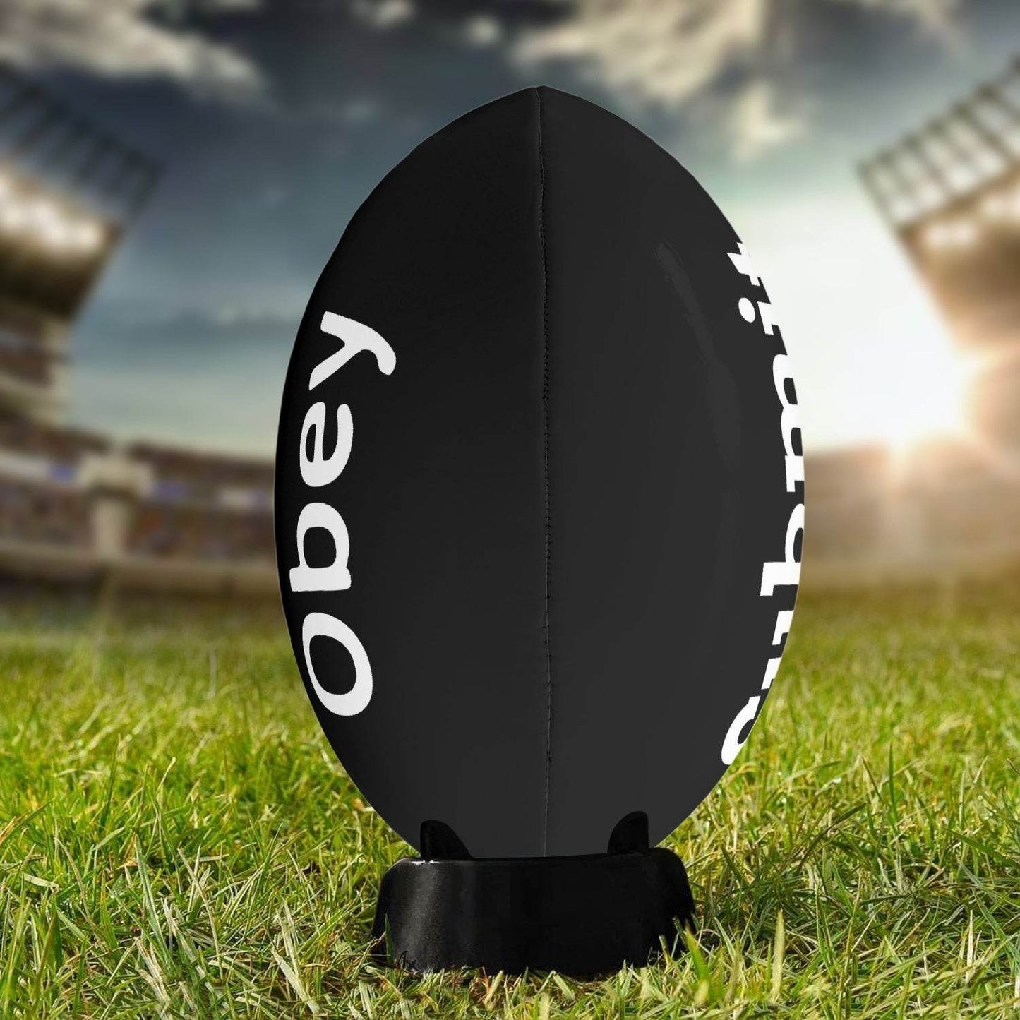 Obey and Submit - Rugby Ball - Concordia Style Boutique
