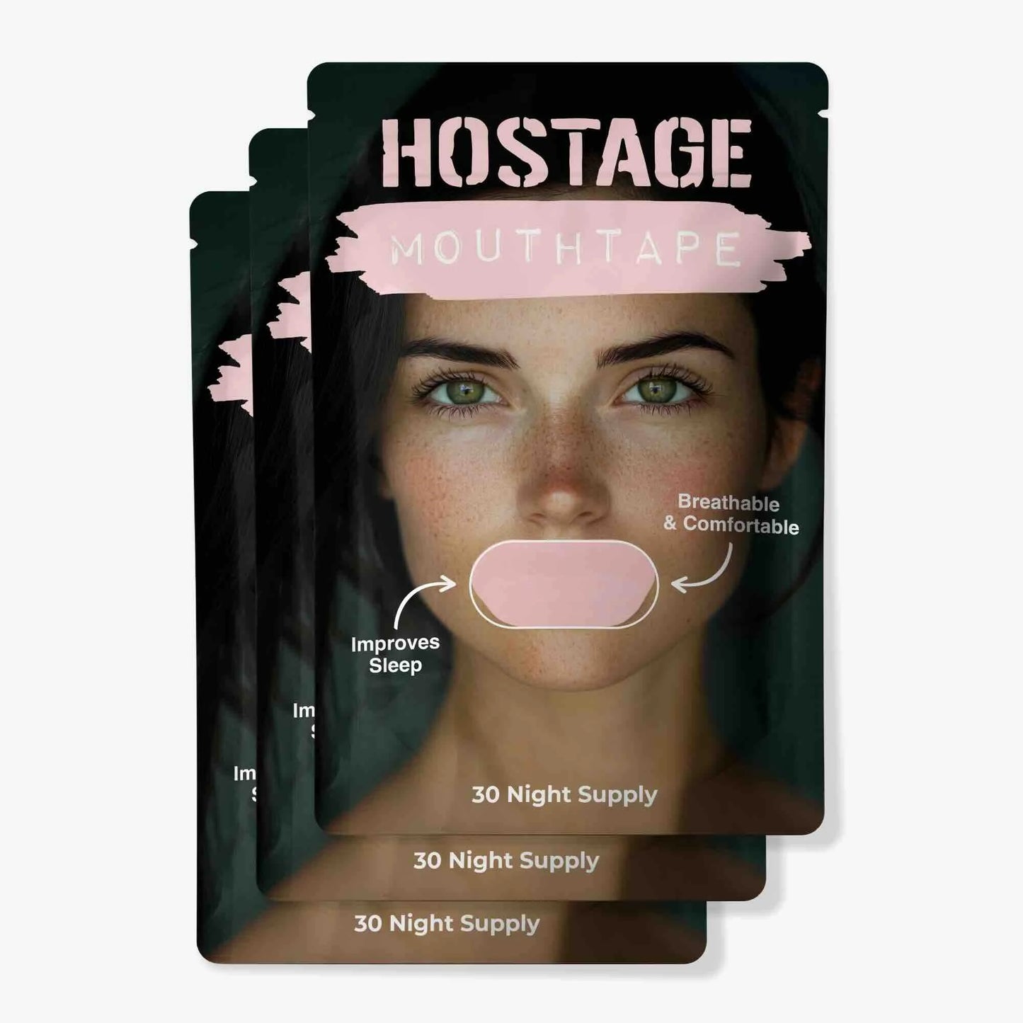 Hostage Mouth Tape - Reduces Snoring and; Enhances Sleep Quality