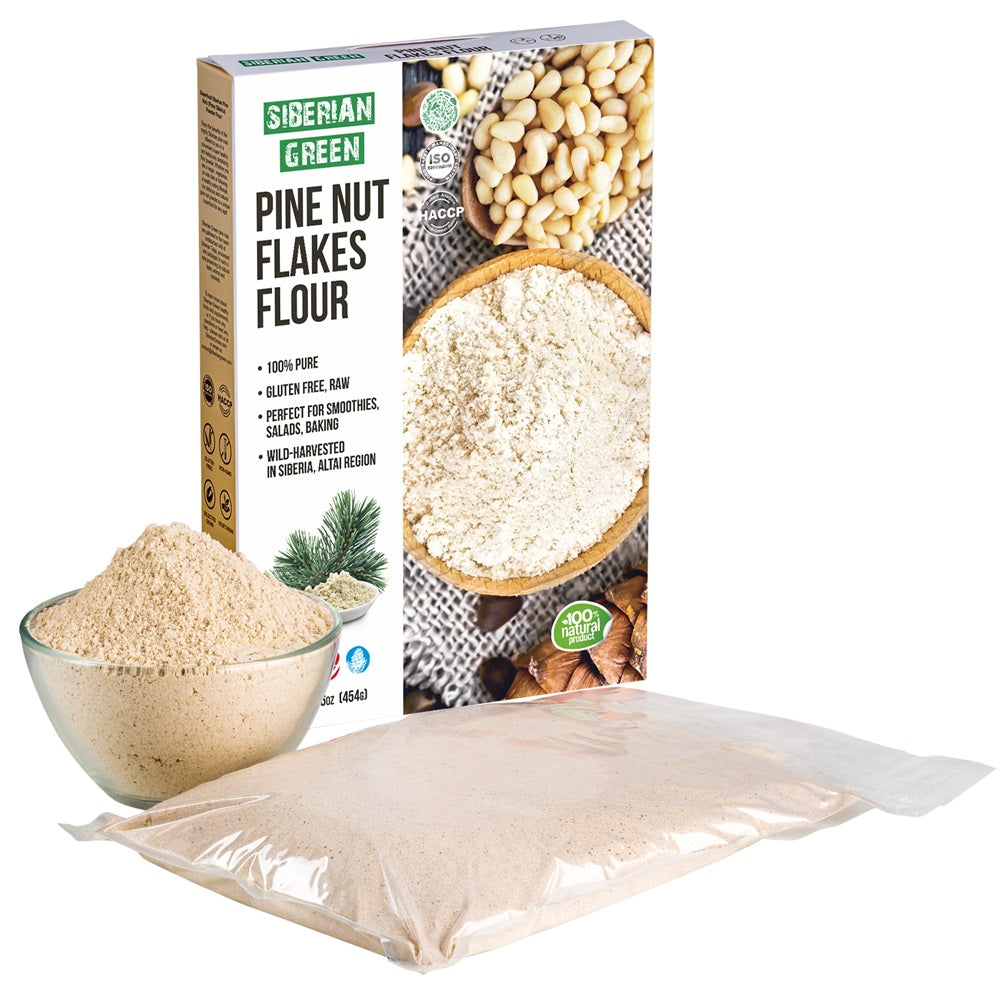 Siberian Pine Nut Flour (Kernel Powder) – 454g / 1 lb - Concordia Style Boutique