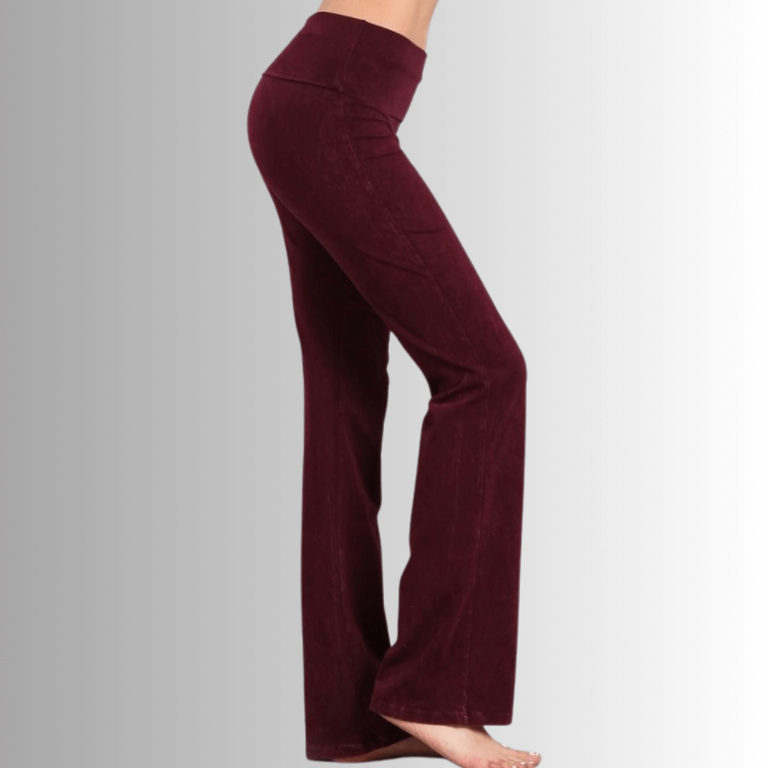 Bootcut Flare Mineral Washed Jeggings Made in USA - Concordia Style Boutique