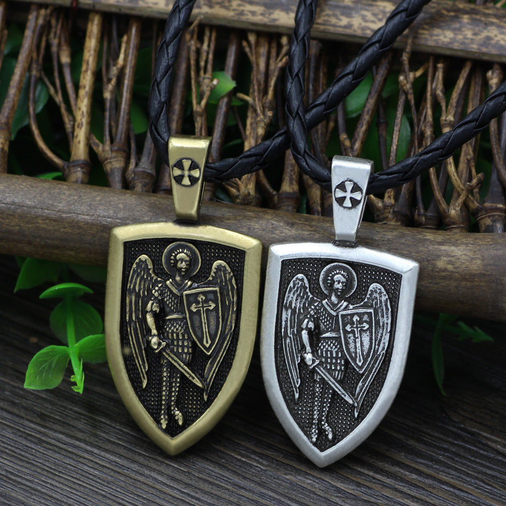Saint Michael Archangel Pendant Necklace - Concordia Style Boutique