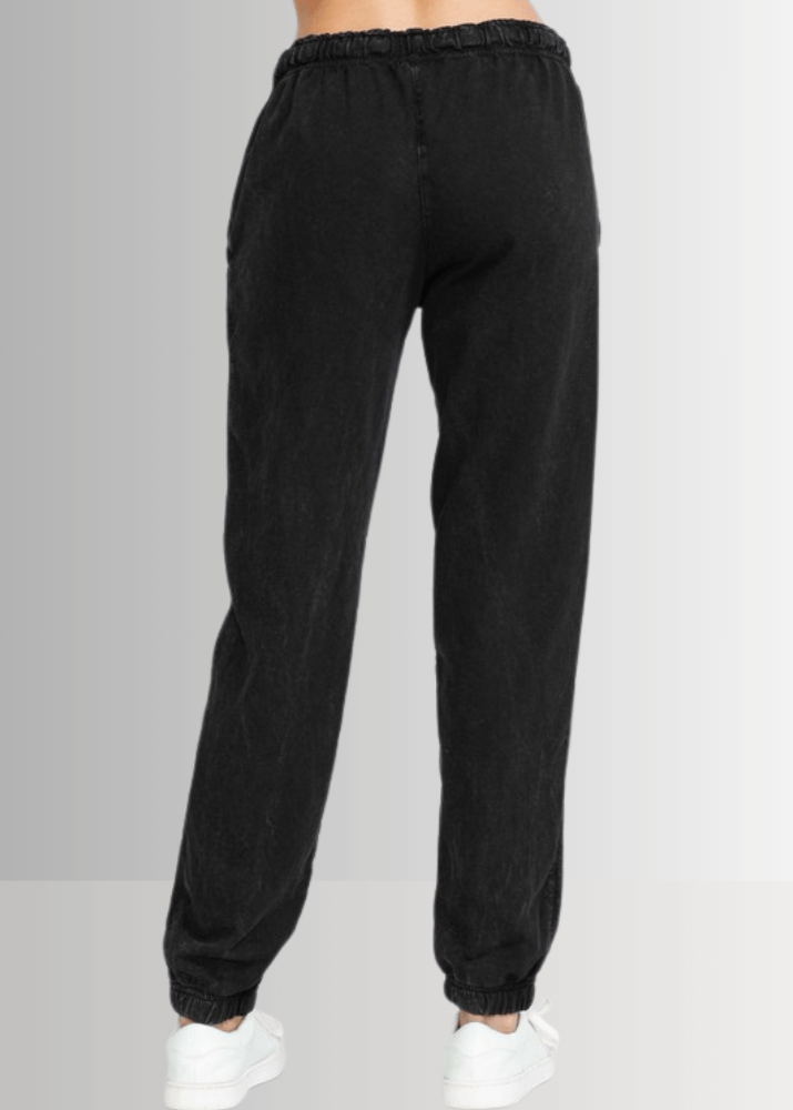 All Day French Terry Pocket Joggers in Light Denim - Concordia Style Boutique