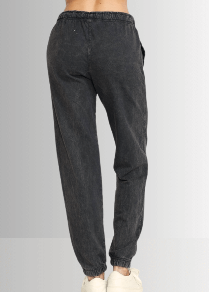 All Day French Terry Pocket Joggers Dark Ash Grey - Concordia Style Boutique