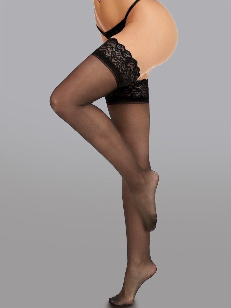 Lace Top Stockings - Concordia Style Boutique